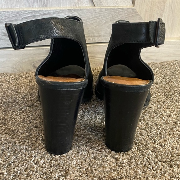 Lord & Taylor Nubuck Leather Heeled Sandal Bootie Shootie 6 - Picture 10 of 14
